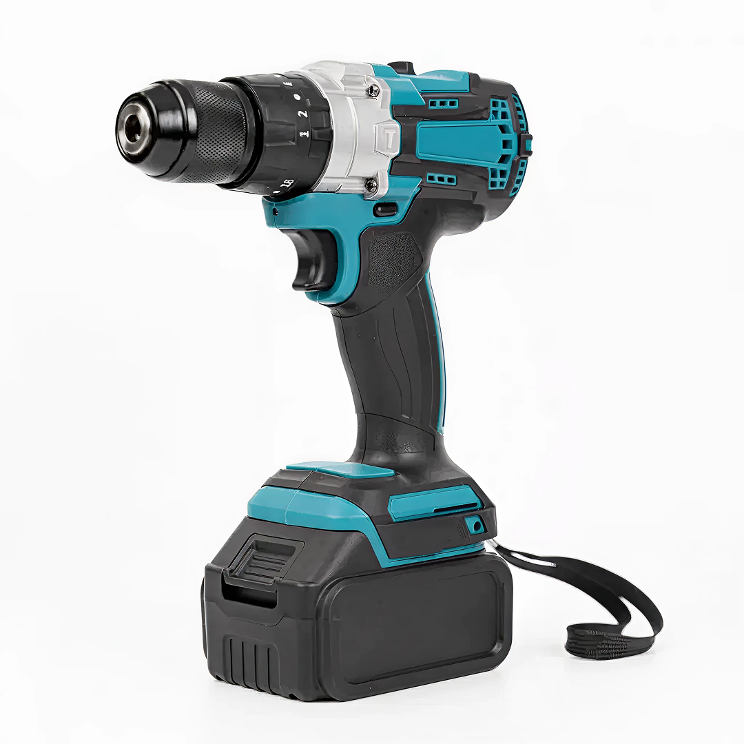 Trusa Scule 4 In 1 Cu Lanterna pe Acumulatori | 3 Acumulatori 128V | Polizor, Bormasina, Rotopercutor, Impact | Cu Incarcator Si Accesorii