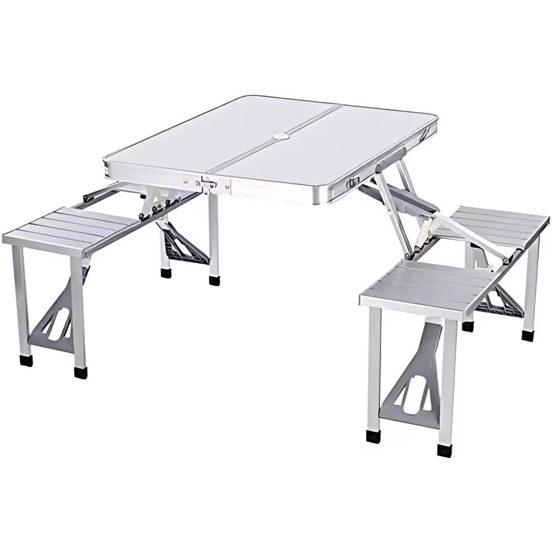 Masă pliabilă portabilă din aluminiu – ideală pentru camping, picnic, grătar și activități outdoor