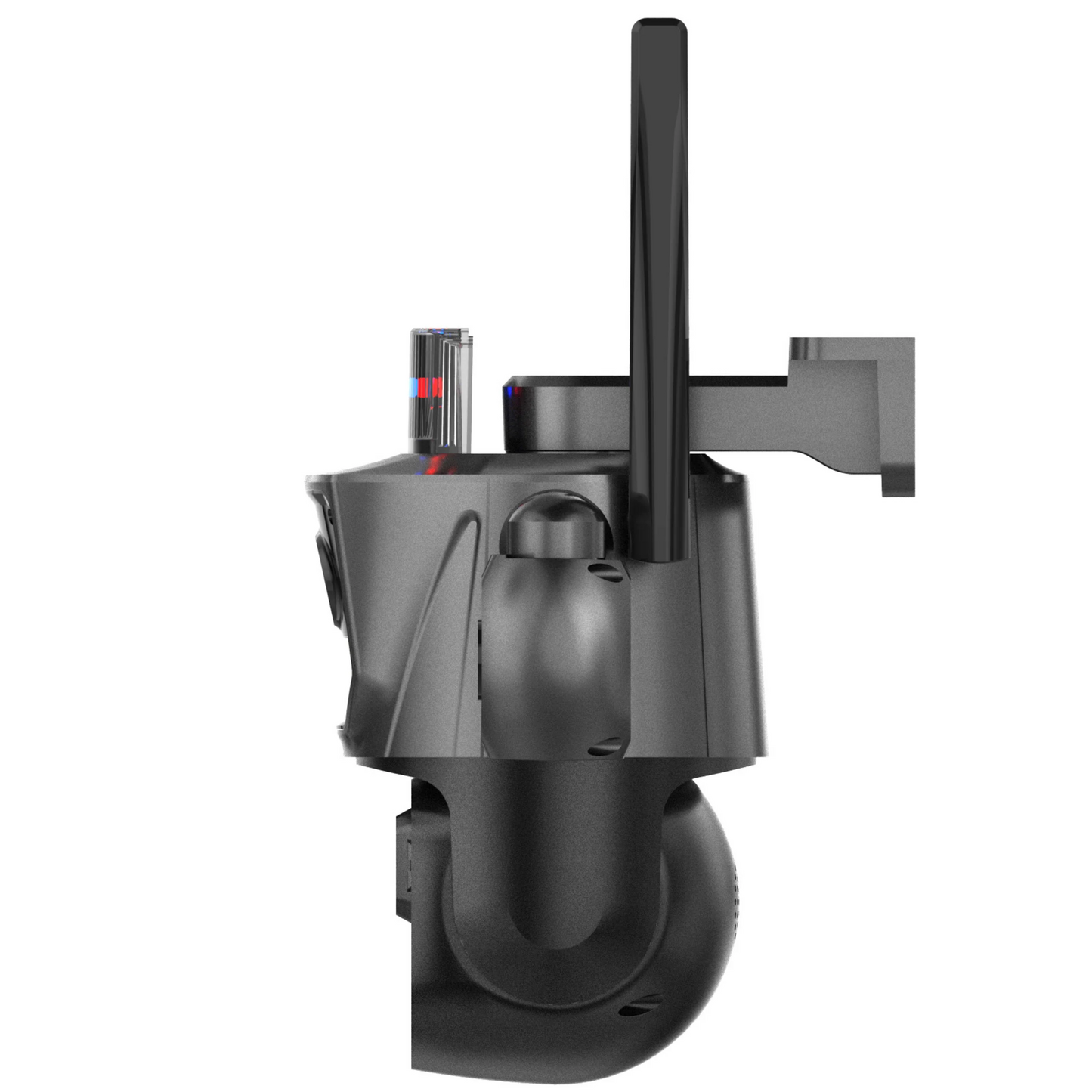 Cameră supraveghere triplă WiFi – Vizzyo TriShield 3 în 1, 9 MP, panoramă 360°, audio bidirecțional, IP66