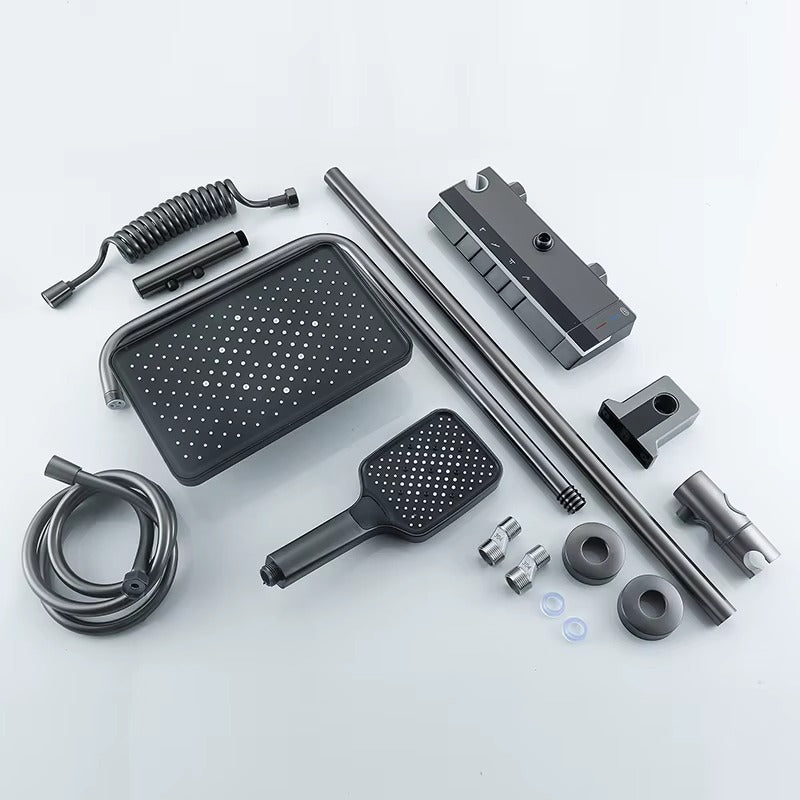 Sistem de dus PREMIUM Werstil – set duș digital modern cu 4 funcții, design panoramic pentru baie