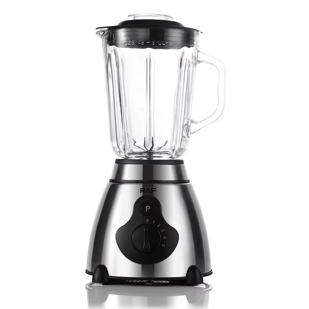 Electric Multifunctional Blender – Blender electric 2‑în‑1 cu bol mare, motor puternic și lame din oțel inoxidabil