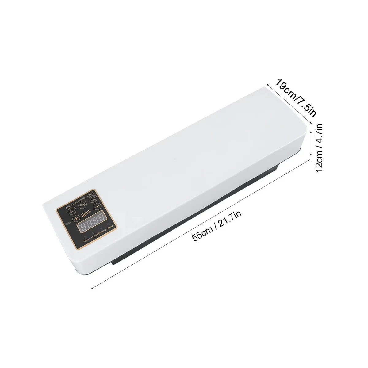 Aer Conditionat Portabil 2-in-1 cu Telecomanda - Functii Incalzire si Racire, Montare Perete