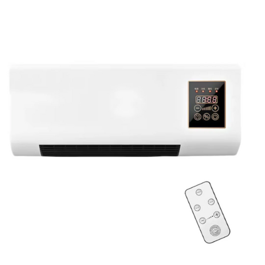Aer Conditionat Portabil 2-in-1 cu Telecomanda - Functii Incalzire si Racire, Montare Perete