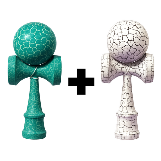 Promotie 1+1 | Jucarie Kendama Din Lemn | Diverse Culori | Modele Aleatorii