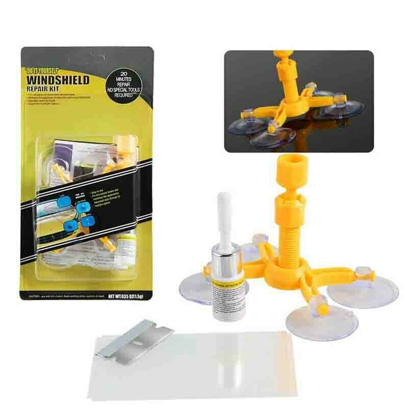 1 + 1 GRATIS - Kit pentru repararea crapaturilor sau zgarieturilor din parbriz