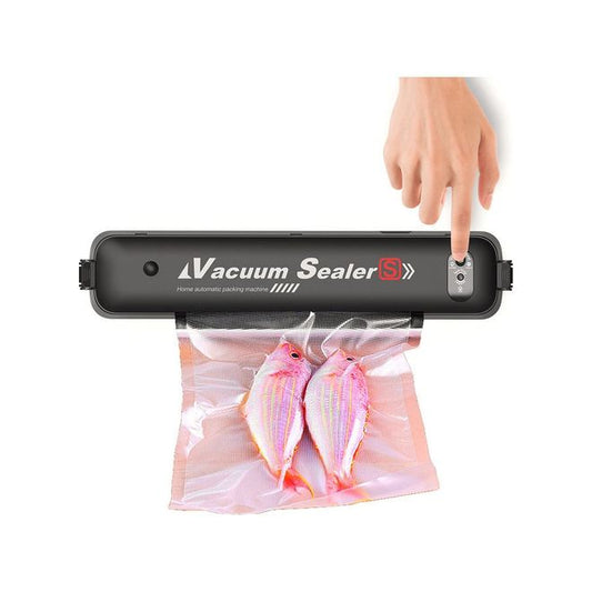Aparat de Vidat Alimente, Automat, Negru, 90W + 30 Pungi Pentru Vidat