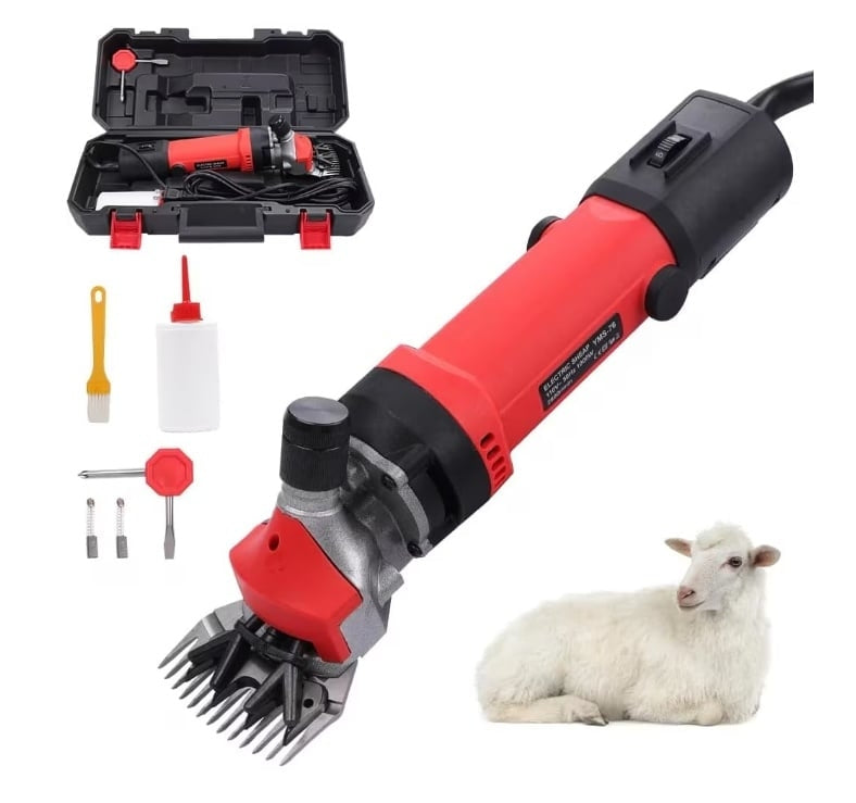Mașină de Tuns Oi 1000W cu Variator de Turație, Lame din Oțel, în Valiză