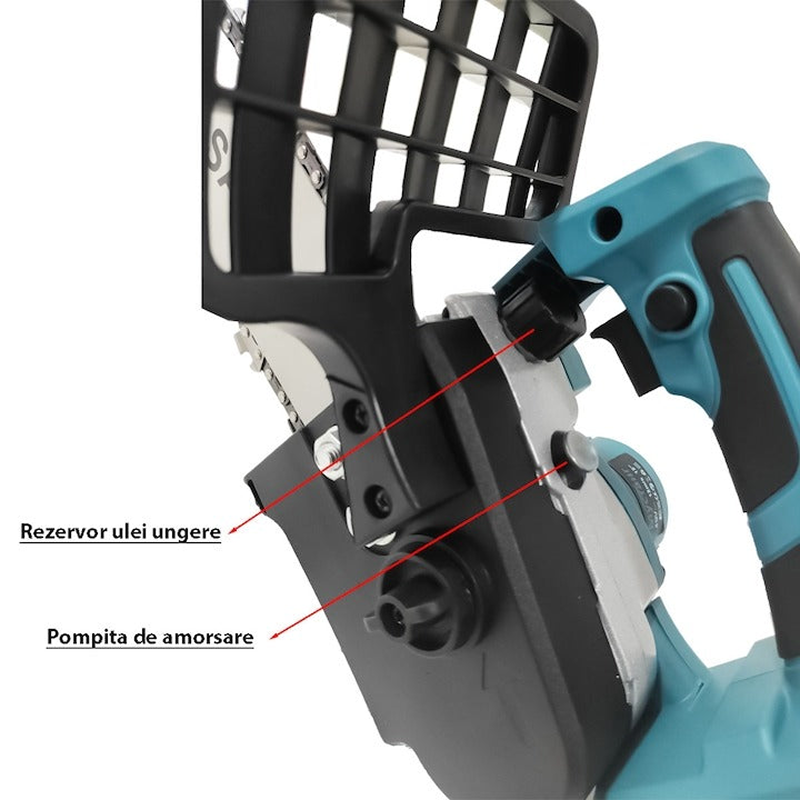 Drujba Electrica Cu Lant WERSTIL, Lama 30cm, 2 Acumulatori 48V, 4200 RPM