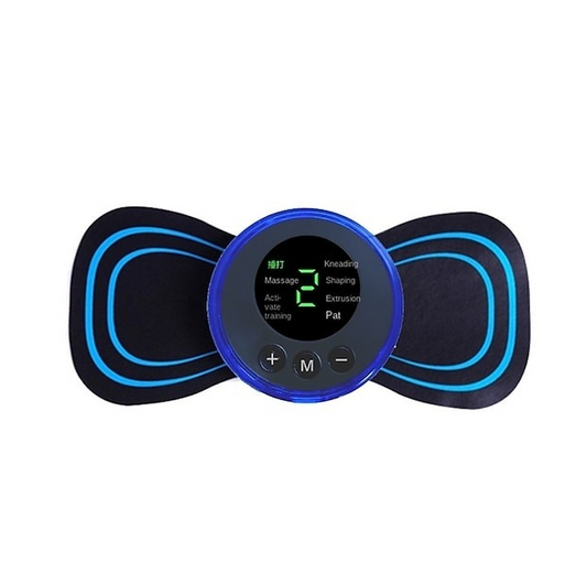 1+1 Gratis Mini aparat de masaj 8 in 1 electric portabil, amelioreaza durerea prin impuls electric
