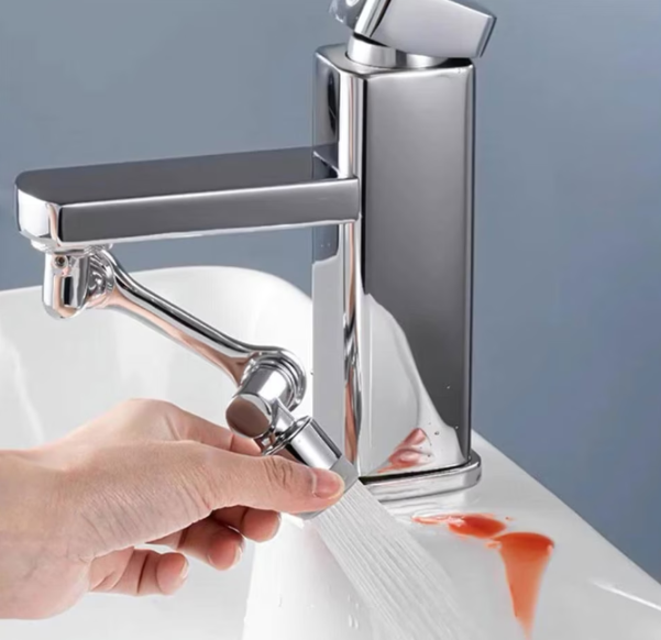 1+1 Gratuit | Extensie Robinet Rotativă 360° | Economie Apă | Duș și Jet Normal | Plastic Durabil