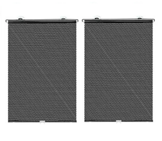 1 + 1 GRATIS - Parasolar perforat retractabil cu ventuze, 45 cm x 125cm