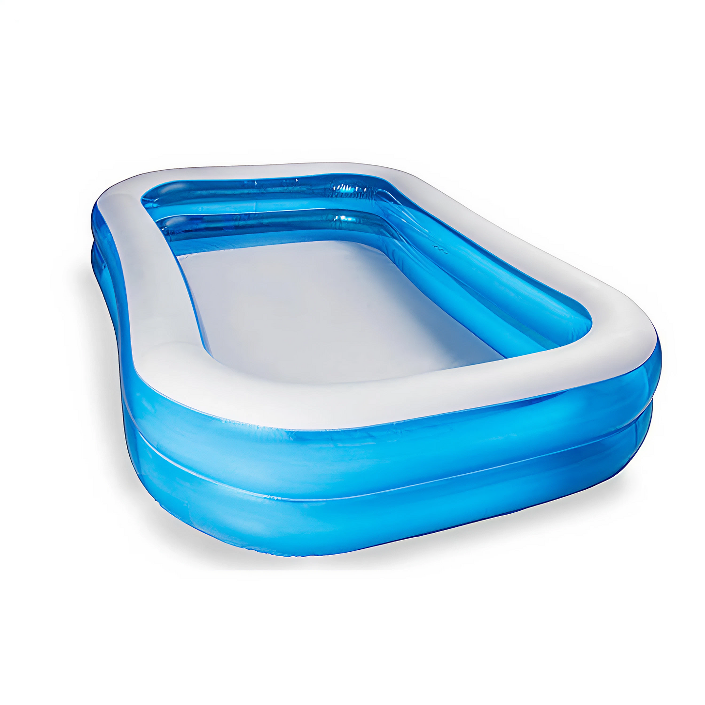 Piscina Gonflabila Familiala | PVC Rezistent | 200 x 140 x 40 cm | 2 Inele Gonflabile | Pentru Curte Si Gradina