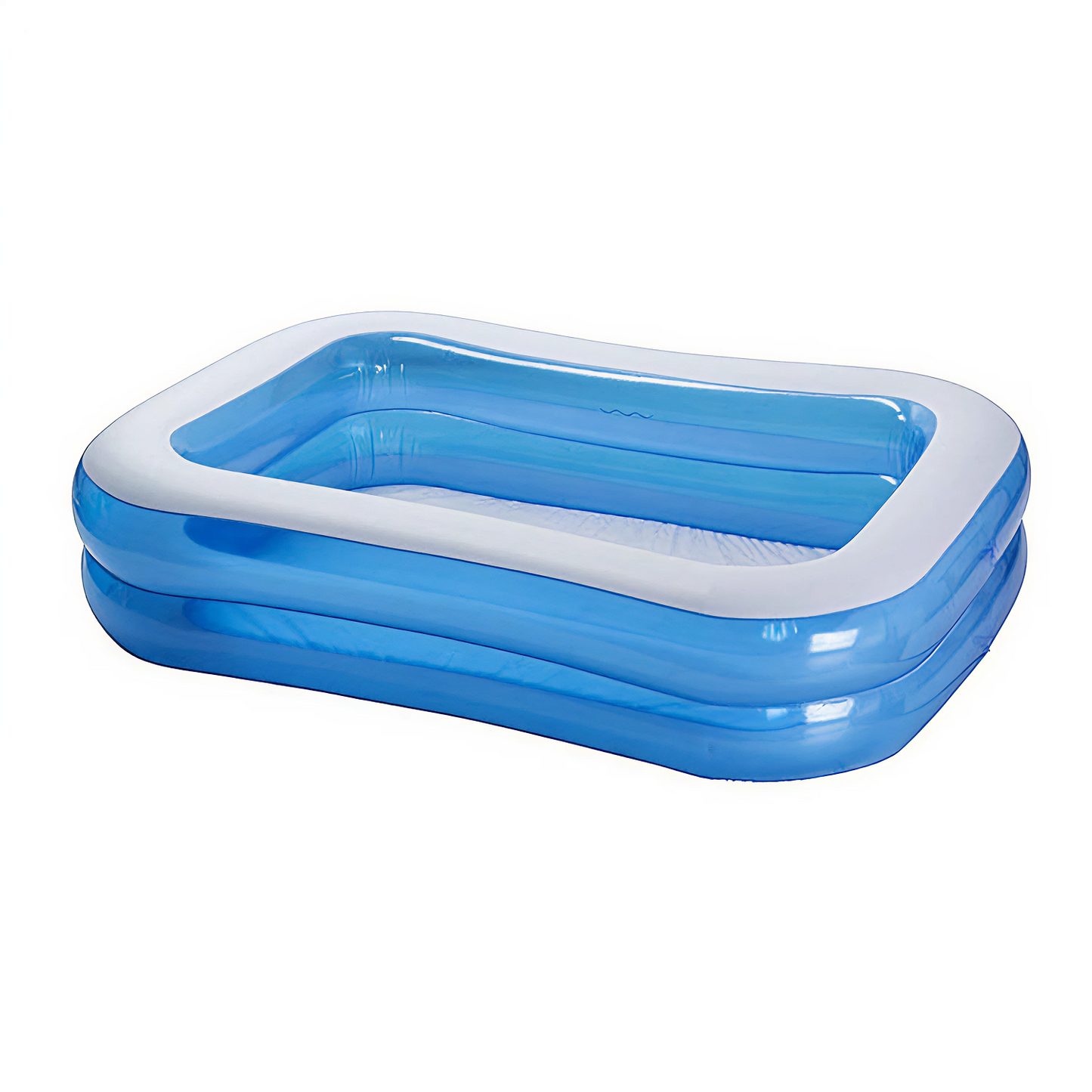 Piscina Gonflabila Familiala | PVC Rezistent | 200 x 140 x 40 cm | 2 Inele Gonflabile | Pentru Curte Si Gradina