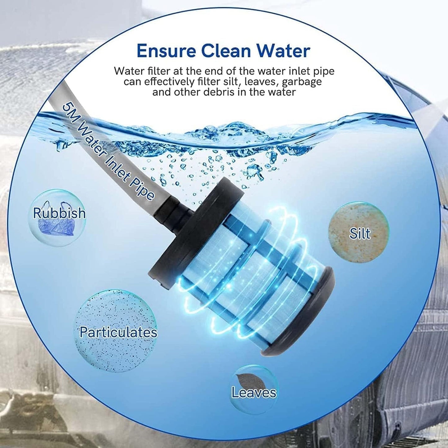 Aparat de spalat cu presiune, puternic , 2 acumulatori de 36 V , cu rezervor de detergent