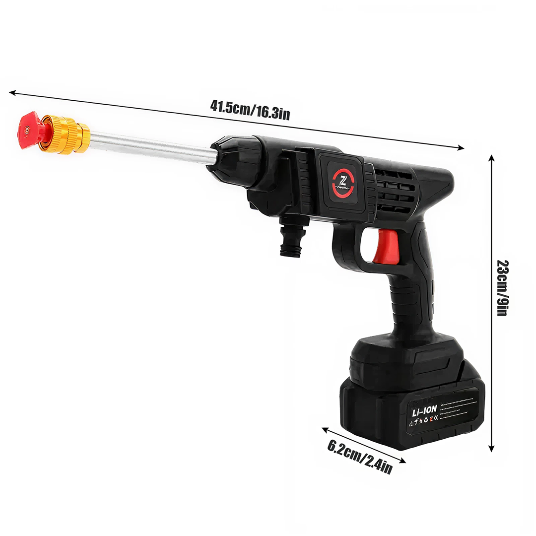 Aparat de Spalat cu Presiune 20 Bari | Acumulator 36V | Rezervor Detergent 200 ml | Furtun 5 m