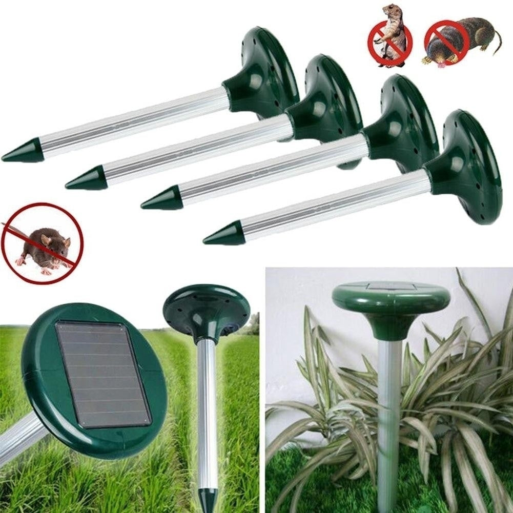 Set 4 aparate pentru alungarea cartitelor WERSTIL cu incarcare solara - Dispozitiv ultrasonic