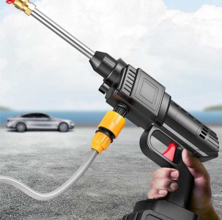 Aparat de spalat cu presiune, puternic , 2 acumulatori de 36 V , cu rezervor de detergent