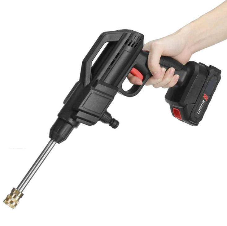 Aparat de spalat cu presiune, puternic , 2 acumulatori de 36 V , cu rezervor de detergent