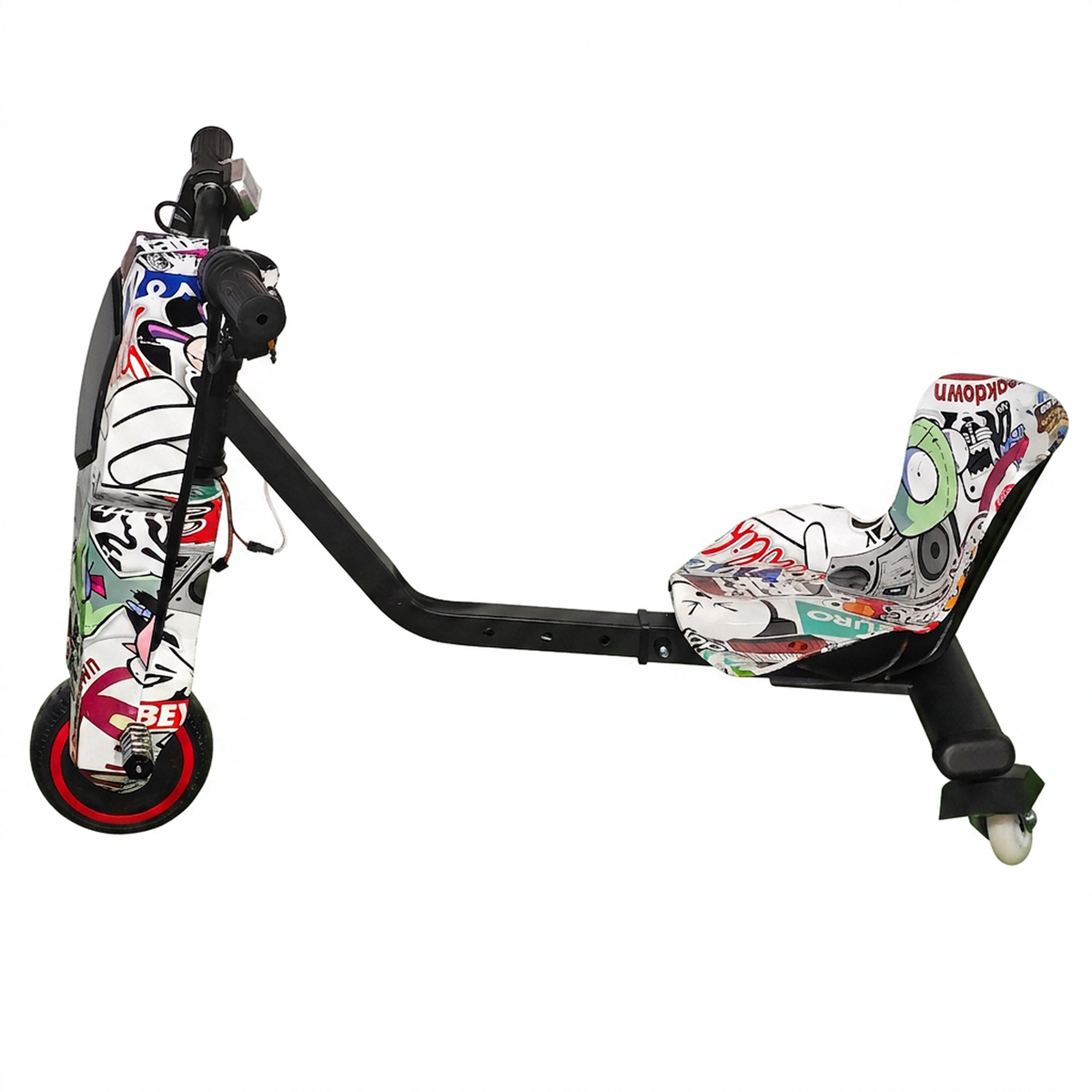 Tricicletă Electrică de Drift pentru Copii 350W, 36V, Bluetooth, LED, Design Beauty