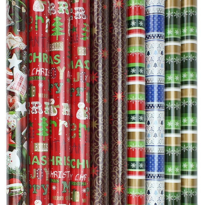 Hartie Cerata pentru Ambalat Cadouri | 70 x 200 cm | Impermeabila | Model Aleatoriu
