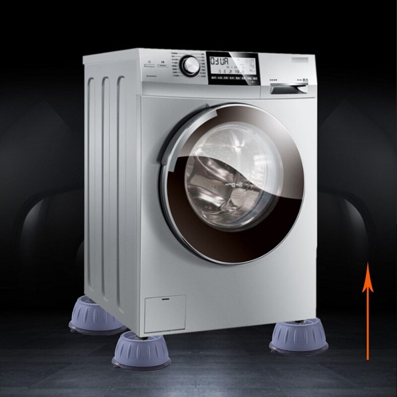 Set 4 Picioare Antisoc Si Antiderapante | Tampoane Antivibratii Universale Pentru Masina De Spalat Si Uscator