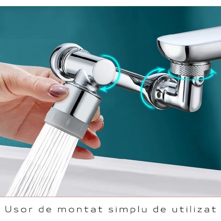1+1 Gratuit | Extensie Robinet Rotativă 360° | Economie Apă | Duș și Jet Normal | Plastic Durabil