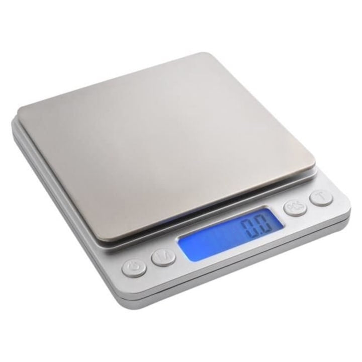 Cântar Electronic Digital cu Ecran LCD Iluminat și Funcție TARA – Cantărește cu precizie de la 0.1 g