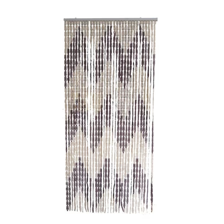 1+1 PROMO Plasa Muste Usa PVC 90x200 Cm | Protectie Insecte | Rezistenta UV | Montaj Usor | Bej Maro