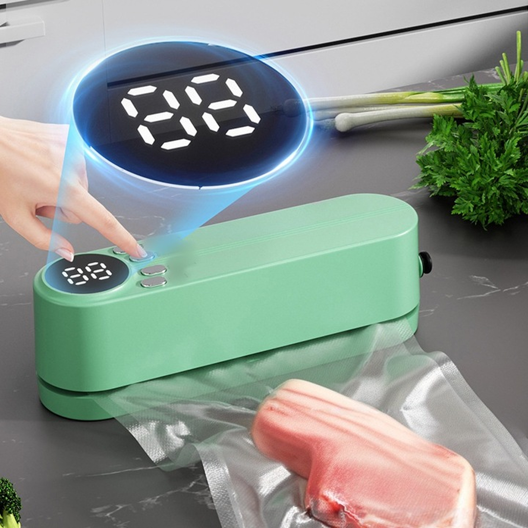 Aparat Vidat Alimente Cu Baterie | 60kPa Aspiratie | 120W | Afisaj Digital | 3 Moduri | Temporizator | Portabil