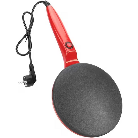 Plita Electrica Tigaie pentru Clatite 800W | Invelis Antiaderent Titan | Gatire Rapida 20 Secunde | Usor De Curatat | Compacta