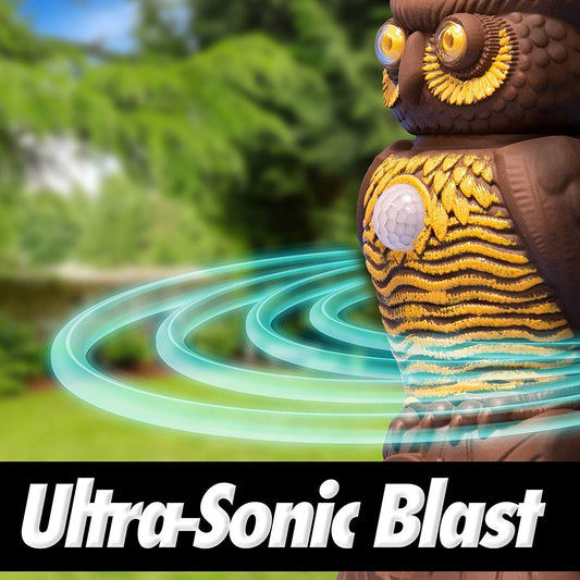 Aparat antidaunatori Ultra Sonic cu senzori de miscare Owl Alert Aden