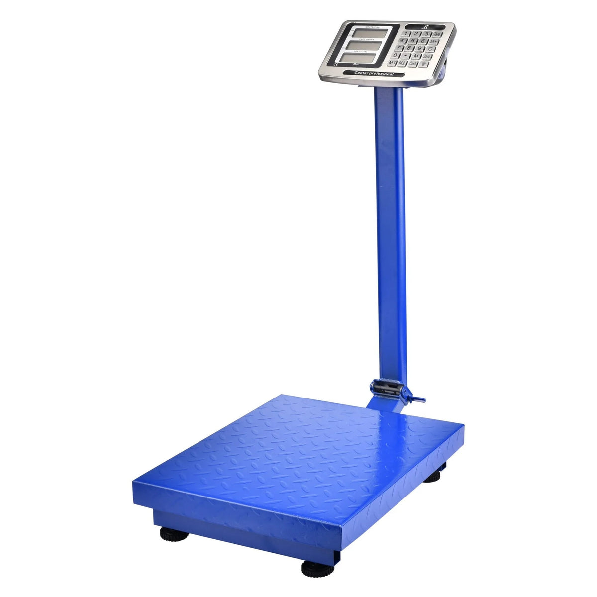 Cântar cu Platformă 700 kg, cu Acumulator Integrat și Coloană Rabatabilă