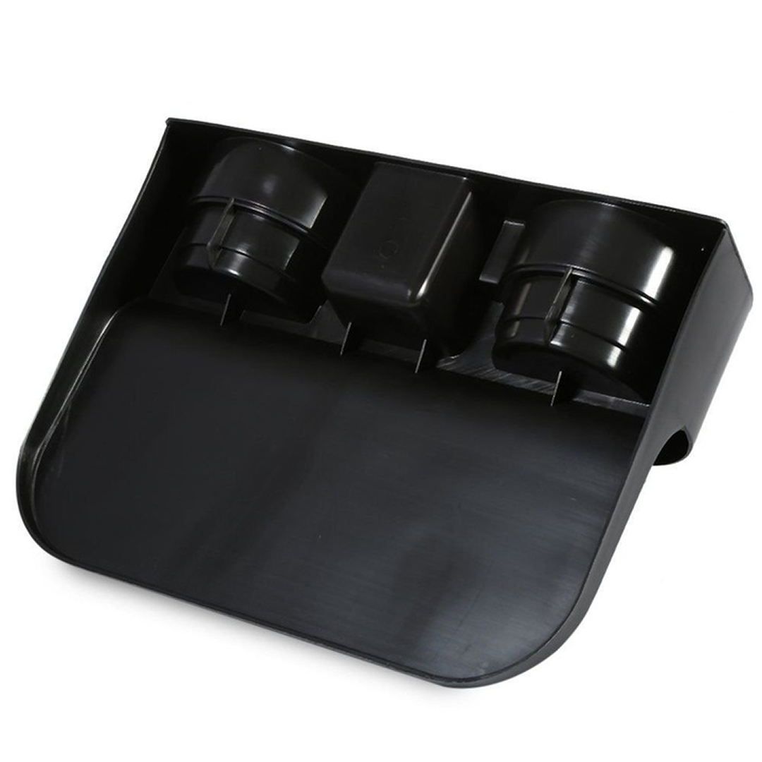 1+1 PROMO Suport Pahare Auto Cu Organizator | 2 Suporturi + Slot Telefon | Anti-Cadere Intre Scaune | Instalare Rapida | Plastic Rezistent