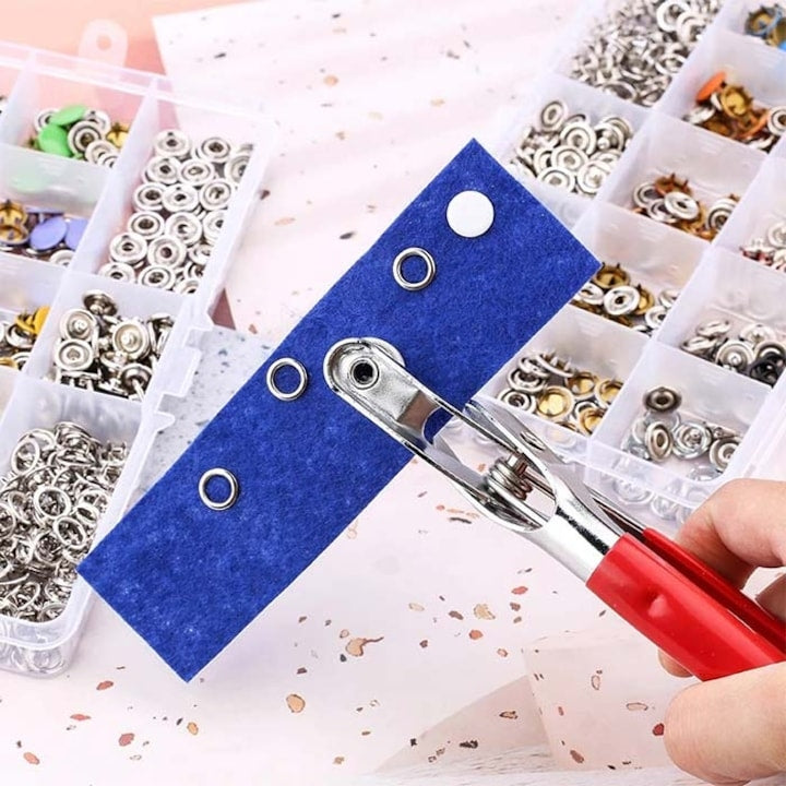 Set de Prindere, 100 Butoane Pentru Reparatii si Proiecte, Cleste Fixare