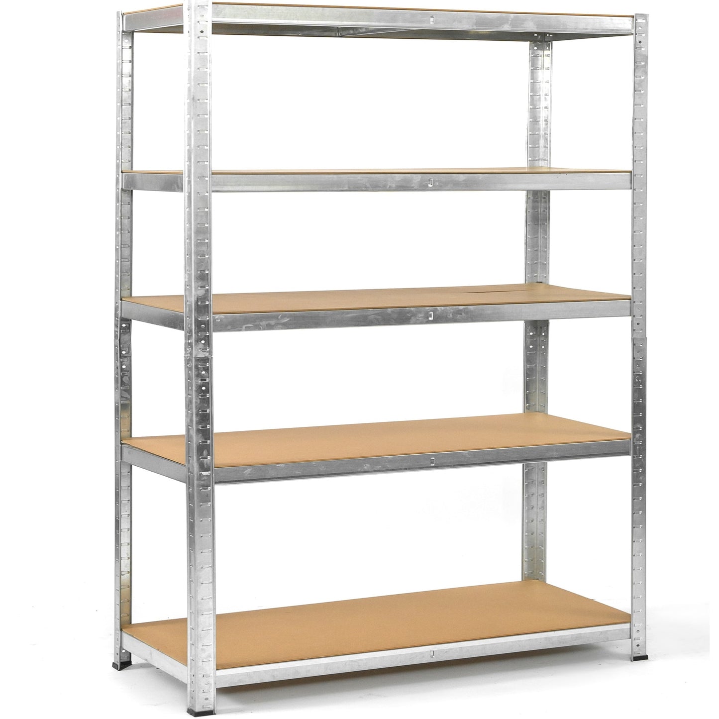 Raft Metalic Depozitare 5 Polite | Structura Otel Galvanizat | Montaj prin Clipsare | Capacitate 875Kg | Diverse Dimensiuni