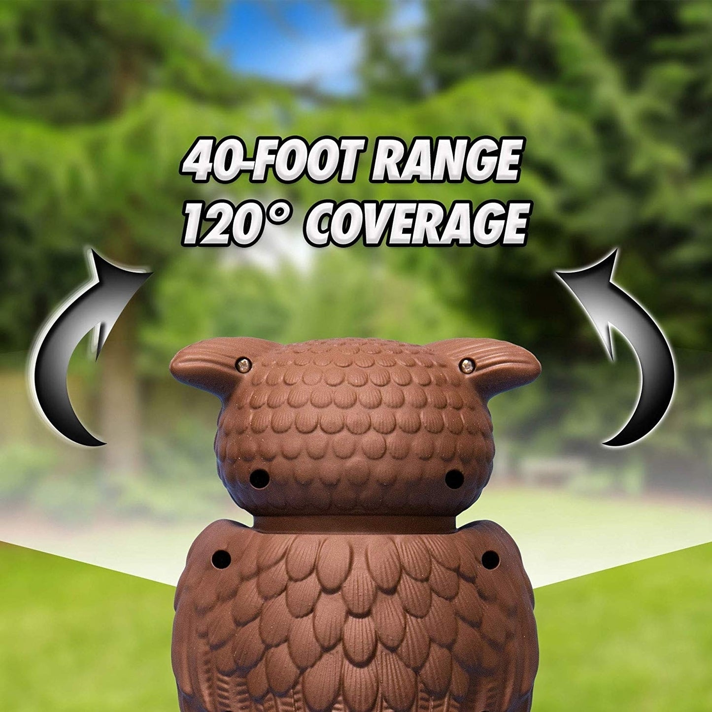 Aparat antidaunatori Ultra Sonic cu senzori de miscare Owl Alert Aden