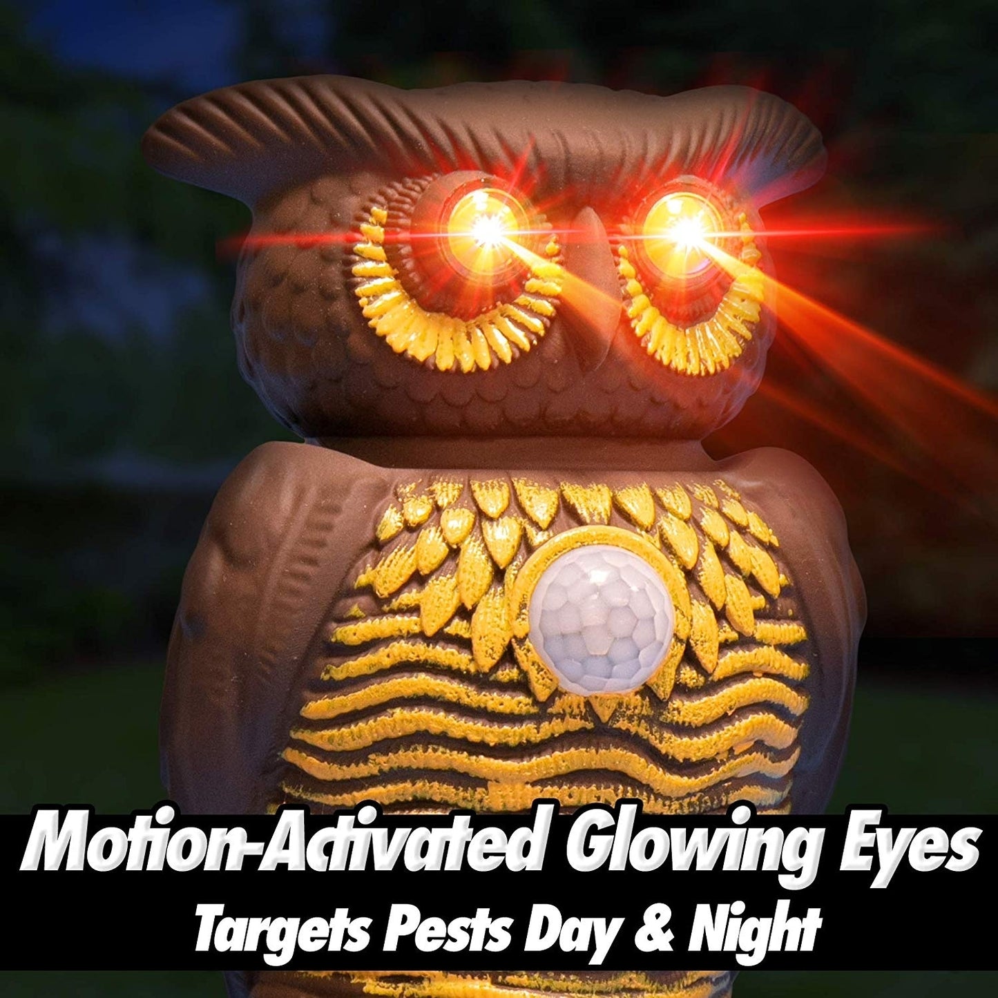 Aparat antidaunatori Ultra Sonic cu senzori de miscare Owl Alert Aden
