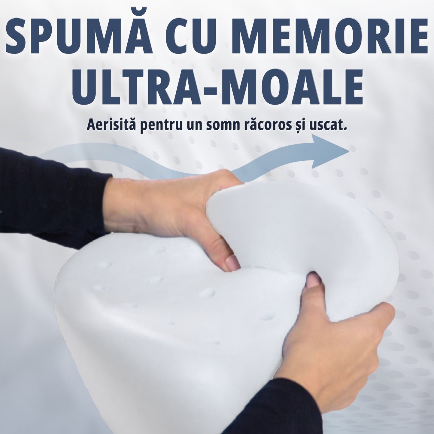Set 2 Perne Ortopedice Pentru Genunchi Si Picioare | Spuma Memory Foam | Suport Lombar & Corectarea Posturii