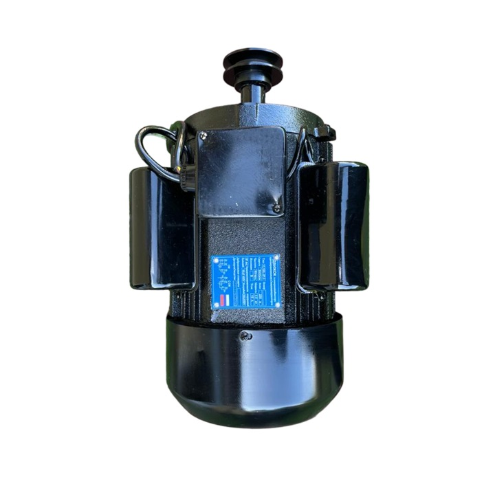 Motor Electric Monofazat 5kW 1400 RPM | Bobinaj Cupru | Carcasa Fonta | Condensatori Inclusi | Fulia Otel