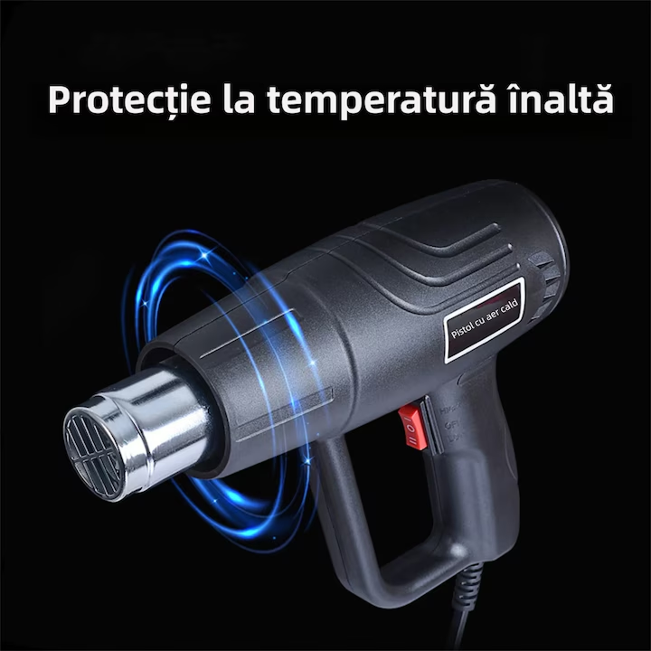 Pistol cu Aer Cald EHG-8610I | 2000W | 700°C | 600 L/min | Reglaj Debit Aer | 700 g
