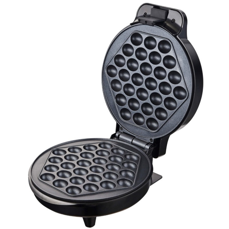 Aparat pentru Bubble Waffle 1000W, cu Plăci Antiaderente și Indicatoare Luminoase