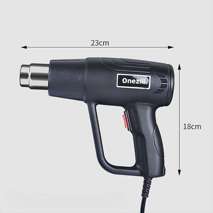 Pistol cu Aer Cald EHG-8610I | 2000W | 700°C | 600 L/min | Reglaj Debit Aer | 700 g