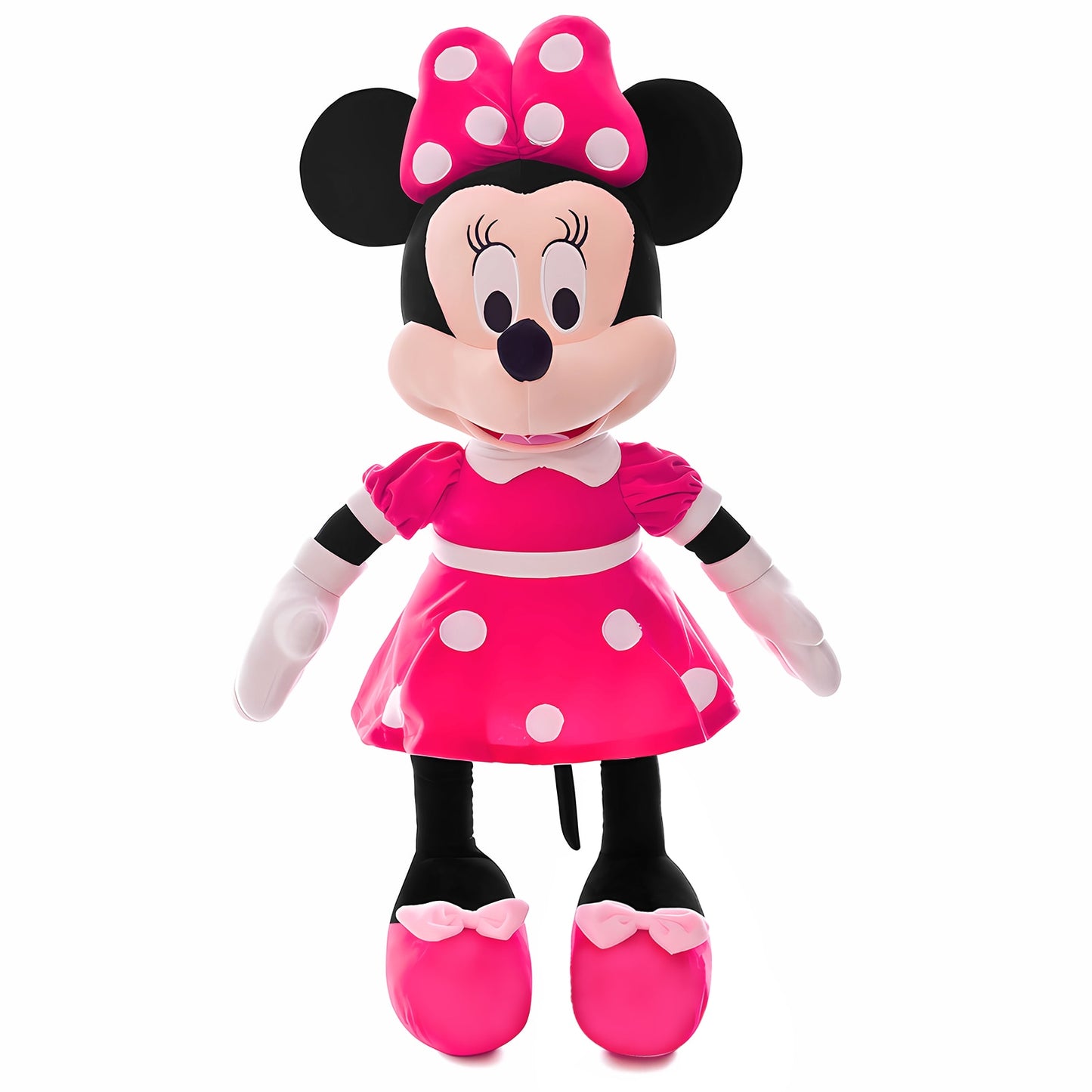 Set 2 Plusuri Minnie & Mickey Mouse | Jucarii Muzicale | 25 cm | Material Catifelat | Cadoul Ideal Pentru Copii
