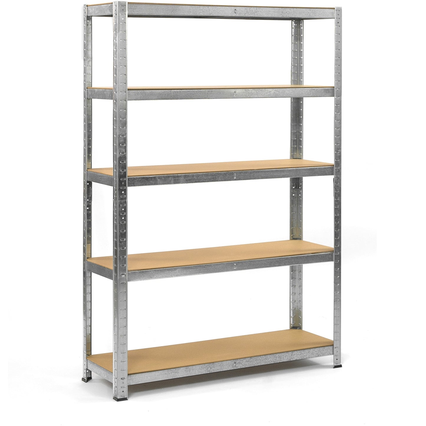 Raft Metalic Depozitare 5 Polite | Structura Otel Galvanizat | Montaj prin Clipsare | Capacitate 875Kg | Diverse Dimensiuni