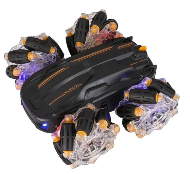Mașinuță Cascadorii cu Control prin Gesturi și Telecomandă, Rotire 360°, Lumini LED