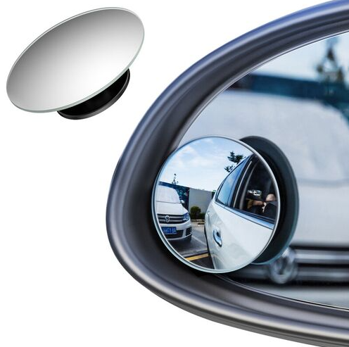 Set 2 oglinzi auto pentru unghi mort rotunde pentru oglinzile laterale cu adeziv