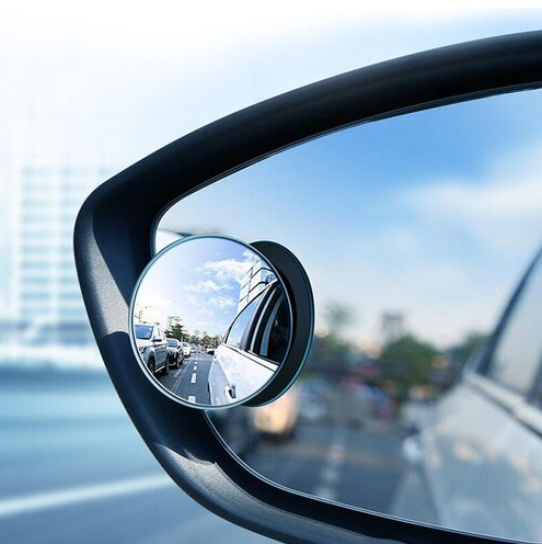 Set 2 oglinzi auto pentru unghi mort rotunde pentru oglinzile laterale cu adeziv
