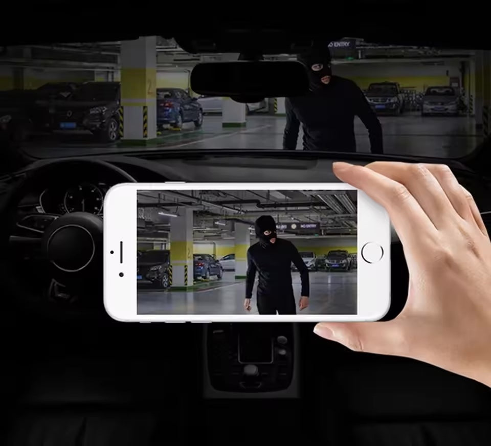 Cameră de Bord Auto Full HD 1080P cu WiFi, Unghi 140°, ADAS și Înregistrare în Buclă