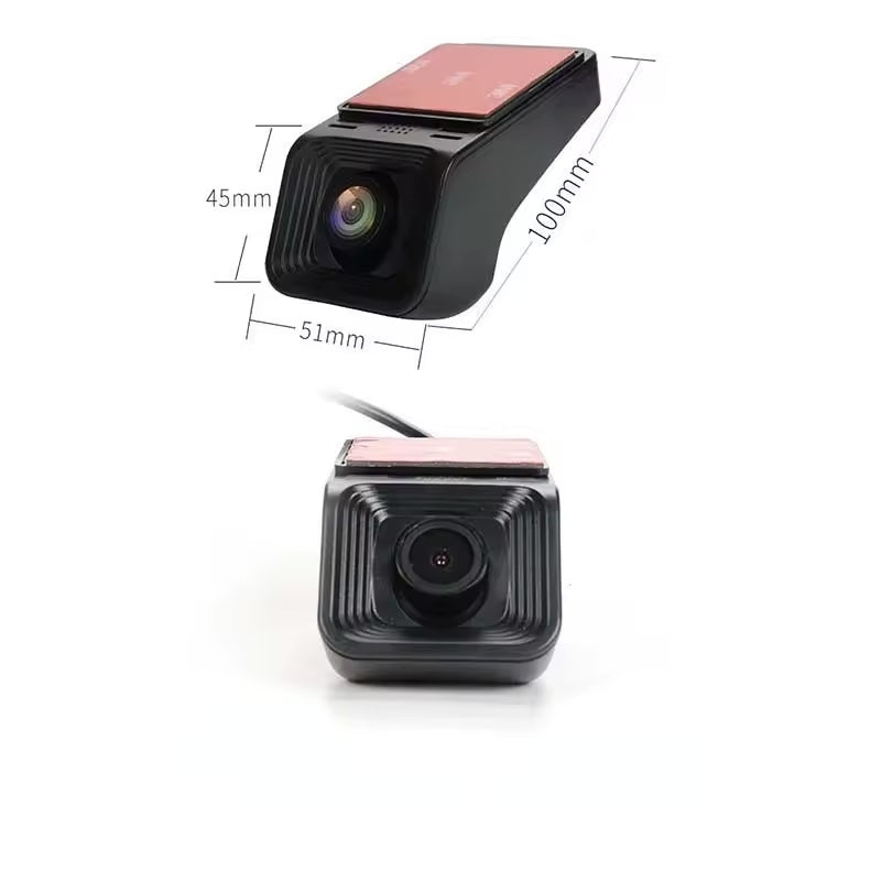 Cameră de Bord Auto Full HD 1080P cu WiFi, Unghi 140°, ADAS și Înregistrare în Buclă
