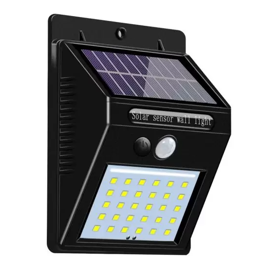 Set 6 lampi solare cu 30 led - senzor de lumina